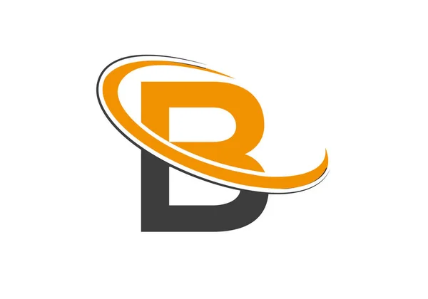 Diseño Inicial Del Logotipo Logotipo Para Identidad Empresarial Empresarial Carta — Vector de stock