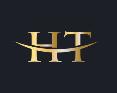 İş ve şirket kimliği için Modern HT Logo Tasarımı. Yaratıcı HT harf logosu tasarımı