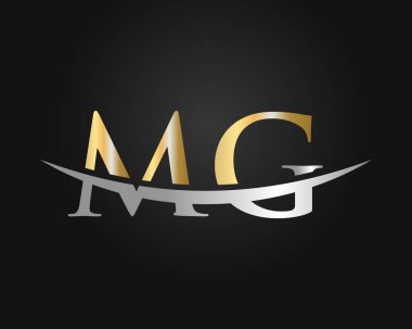 Premium Harf MG Logo Tasarımı. Modern modayla MG harfi logo tasarımı