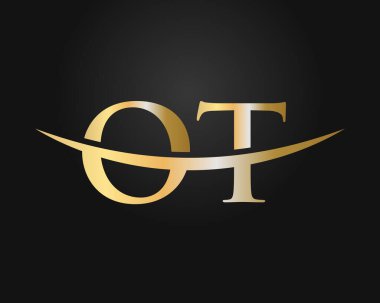 İş ve şirket kimliği için modern OT Logo Tasarımı. Yaratıcı OT harf logosu tasarımı