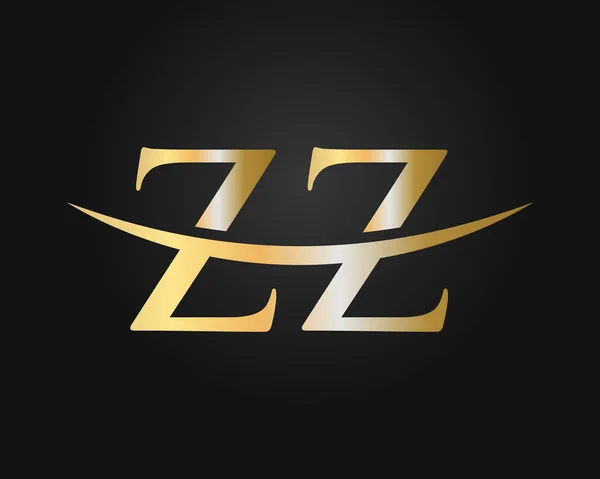 现代Zz标志设计为企业和公司的身份认同 创意Zz字母标志设计 — 图库矢量图片