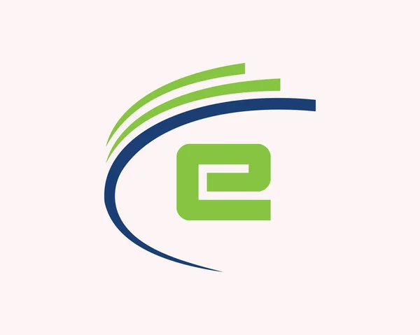Logo Moderne Lettre Logo Design Pour Les Entreprises Construction Immobilier — Image vectorielle