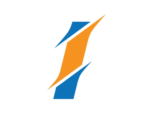 Tăiat Logo Scrisorii Modern Litere Logo Conceptul Slash Monograma Inițială — Vector de stoc