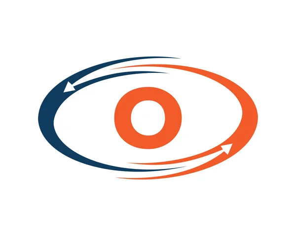 Projekt Logo Technologii Koncepcją Litery Logo Technologii Listownej — Wektor stockowy
