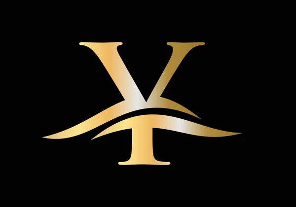 Dalgası Logo Vektörü Şirket Kimliği Için Swoosh Mektup Logo Tasarımı — Stok Vektör