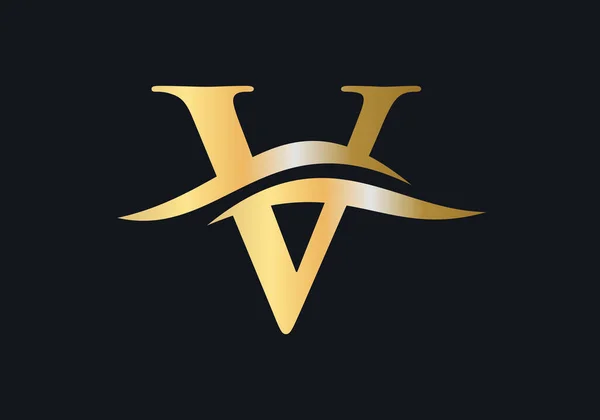 Logotipo Letra Logotipo Para Branding Luxo Design Logotipo Elegante Elegante — Vetor de Stock