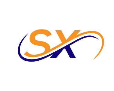 Baş harfleri SX Logo Tasarımı. SX Mektup Bağlı İş Logosu. Finansal, Kalkınma, Yatırım, Gayrimenkul ve Yönetim Şirketi Vektör Şablonu için SX logo Tasarımı