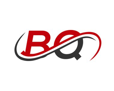 BQ Mektup Bağlantılı İş Logosu. BQ Logo Tasarımı. Finansal, Kalkınma, Yatırım, Gayrimenkul ve Yönetim Şirketi Vektör Şablonu için BQ logo Tasarımı