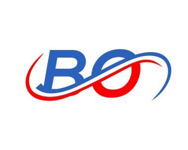 Finansal, Kalkınma, Yatırım, Gayrimenkul ve Yönetim Şirketi Vektör Şablonu için BO logo Tasarımı. BO Mektup Bağlantılı İş Logosu. Başlangıç BO Logo Tasarımı