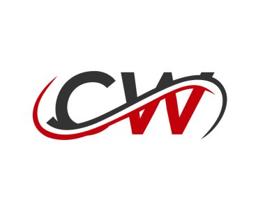 CW İş Logosu Bağlantılı Mektup. CW Logo Tasarımı. CW Finans, Kalkınma, Yatırım, Gayrimenkul ve Yönetim Şirketi Vektör Şablonu logosu Tasarımı