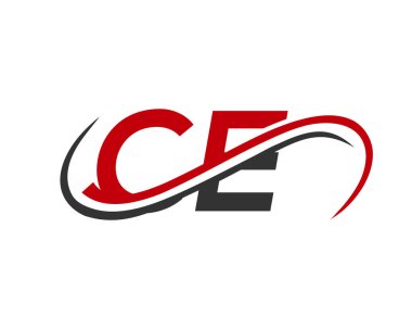 CE Mektup Bağlantılı İş Logosu. CE Logo Tasarımı. CE Finans, Kalkınma, Yatırım, Gayrimenkul ve Yönetim Şirketi Vektör Şablonu logosu