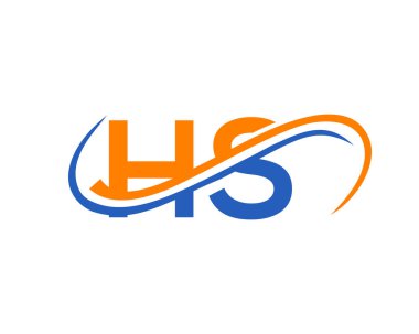 Baş harfleri HS Logo Tasarımı. İş Logosuna Bağlı HS Mektubu. Finansal, Kalkınma, Yatırım, Gayrimenkul ve Yönetim Şirketi Vektör Şablonu için HS logosu Tasarımı