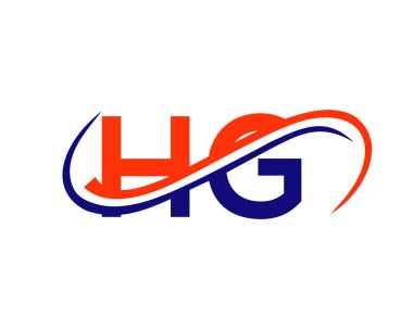 Baş harfleri HG Logo Tasarımı. HG Mektup Bağlantılı İş Logosu. Finansal, Kalkınma, Yatırım, Gayrimenkul ve Yönetim Şirketi Vektör Şablonu için HG logo Tasarımı