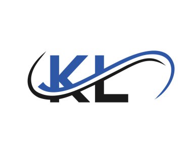 İlk KL Logo Tasarımı. KL Mektup Bağlantılı İş Logosu. KL Finans, Kalkınma, Yatırım, Gayrimenkul ve Yönetim Şirketi Vektör Şablonu logosu Tasarımı