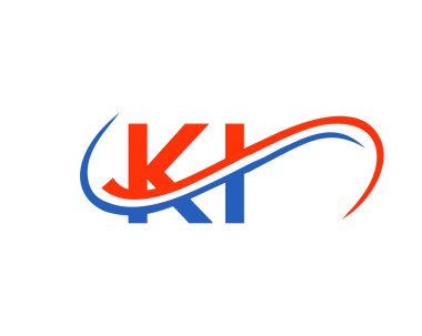 Baş harfleri KI Logo Tasarımı. KI Mektup Bağlantılı İş Logosu. KI Finans, Kalkınma, Yatırım, Gayrimenkul ve Yönetim Şirketi Vektör Şablonu logosu Tasarımı