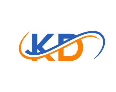 Baş harfleri KD Logo Tasarımı. KD Mektup Bağlantılı İş Logosu. Finansal, Kalkınma, Yatırım, Gayrimenkul ve Yönetim Şirketi Vektör Şablonu KD logo Tasarımı