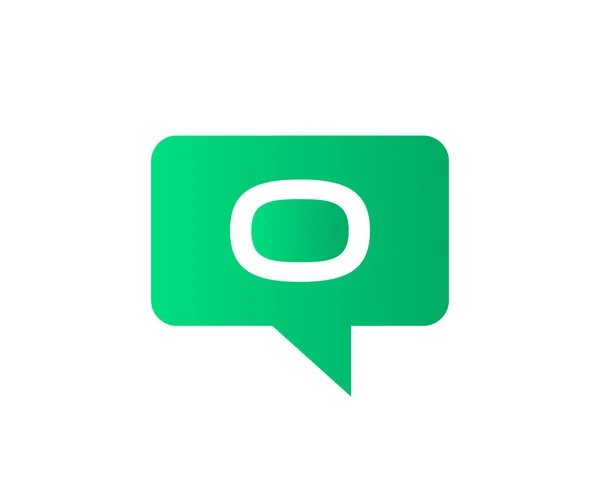 Λογότυπο Συνομιλίας Την Έννοια Του Γράμματος Γράμμα Chat Logo Επιστολή — Διανυσματικό Αρχείο