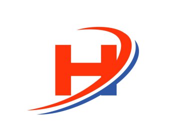 H Harfi İş Logosu Şablonu. Gayrimenkul, finans, pazarlama, yönetim ve inşaat için H başlangıç logosu tasarımı