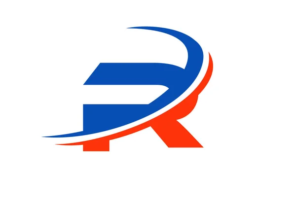 Lettera Business Logo Template Progettazione Iniziale Del Logo Immobili Finanziari — Vettoriale Stock