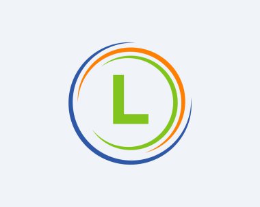 L Harfi Logo Tasarımı. Modern, Eşsiz L Logosu Tasarımı. Başlangıç L Harfi İş Logosu Şablonu