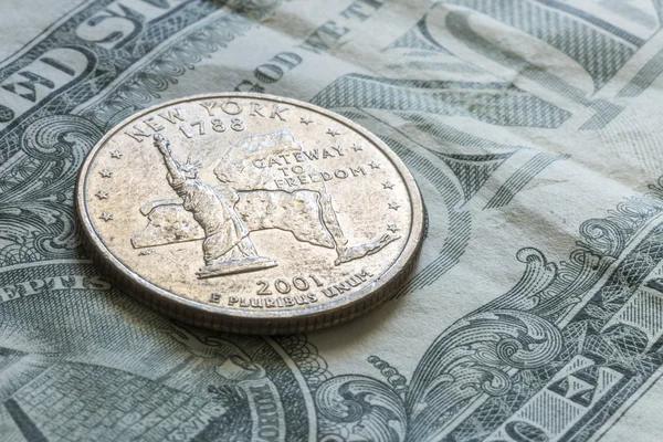 Bize New York çeyrek bir dolarlık banknot üzerinde