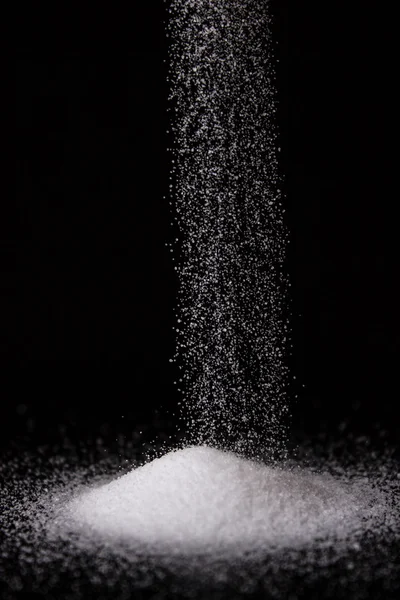 Salt Falling into a Pile — Stock Photo, Image