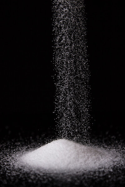 Salt Falling into a Pile