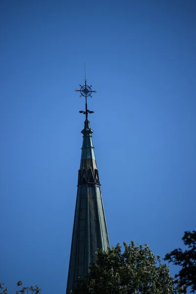 Iglesia campanario en Suecia — Foto de Stock