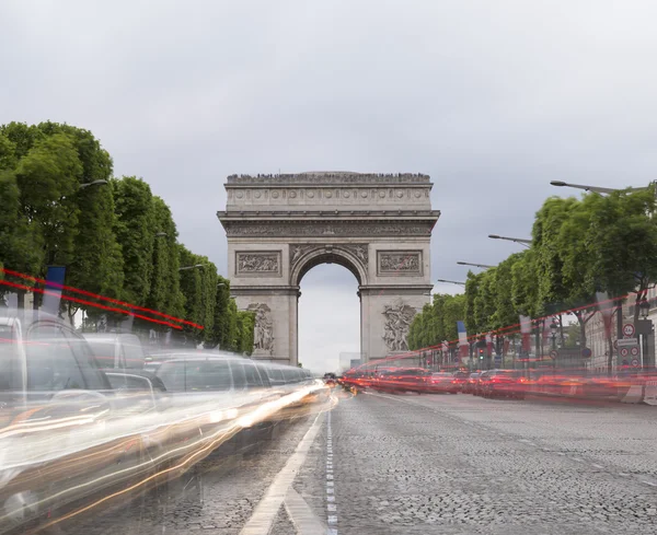 Łuk triumfalny w Paryżu, Francja — Zdjęcie stockowe