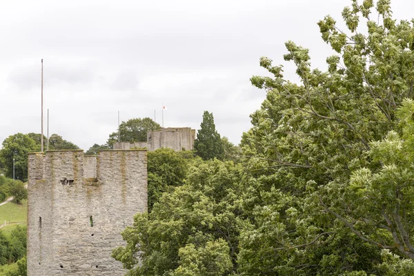 Városfal, Visby, Gotland, Svédország — Stock Fotó