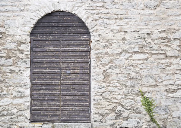 Puerta en el Visby, Gotland Town-Wall Imagen De Stock