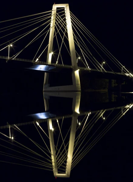 Seilbrücke in umea, schweden — Stockfoto