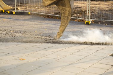 Ekskavatör asfalt Ripping