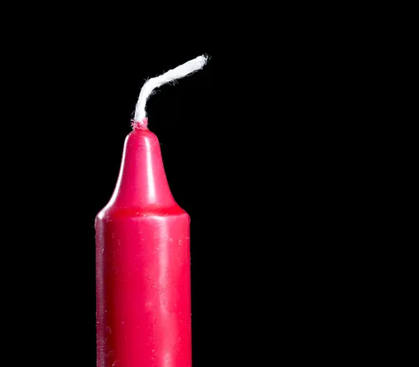 Red Candle Stick Close Up — Stock Photo, Image