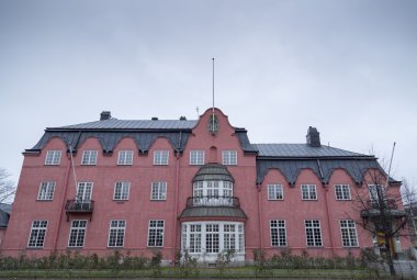 Umea, İsveç'te Scharinska Villa