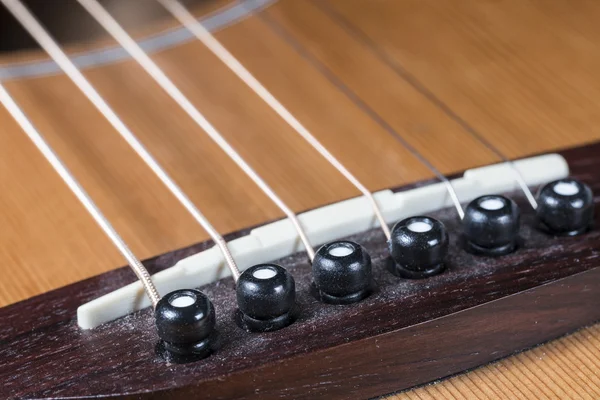 Gitarr sadel och bro — Stockfoto