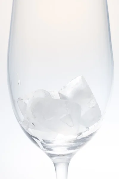 Ice Cubes in Glass — Stock Photo, Image