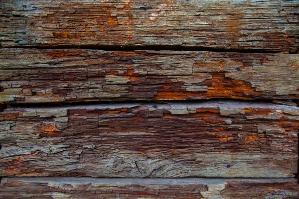 Old wood background. Vintage wood background. Old vintage planked wood board - rustic or rural background with free text space — Stock Photo, Image
