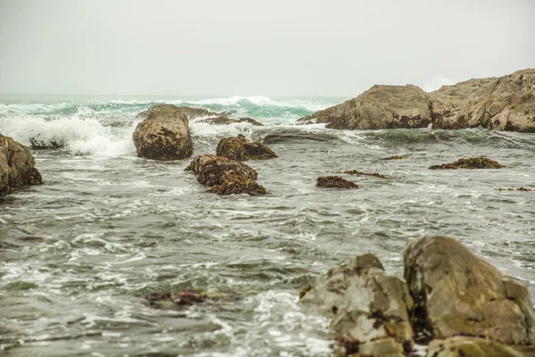 Costa Oceano Pacífico Cidade Monterey Califórnia Estados Unidos América Praia — Fotografia de Stock