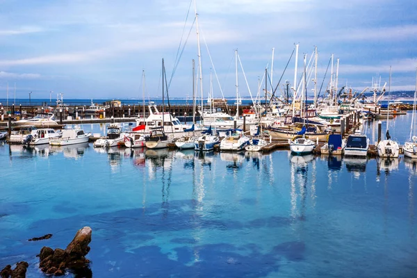 Stilla Havets Kust Staden Monterey Kalifornien Förenta Staterna Vacker Strand — Stockfoto