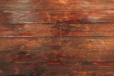 Klasik kahverengi ahşap arka plan dokusu. Eski boyalı ahşap duvar