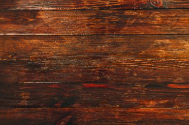 Klasik kahverengi ahşap arka plan dokusu. Eski boyalı ahşap duvar