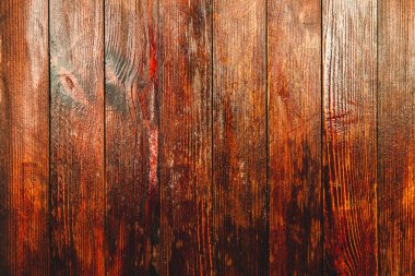 Klasik kahverengi ahşap arka plan dokusu. Eski boyalı ahşap duvar