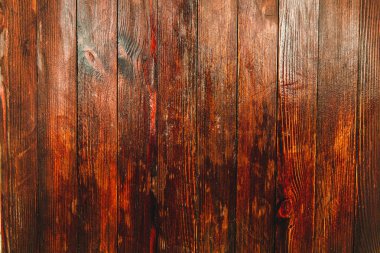 Klasik kahverengi ahşap arka plan dokusu. Eski boyalı ahşap duvar