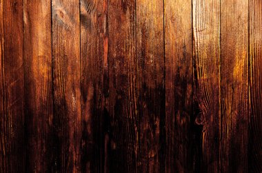 Klasik kahverengi ahşap arka plan dokusu. Eski boyalı ahşap duvar