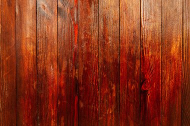 Klasik kahverengi ahşap arka plan dokusu. Eski boyalı ahşap duvar