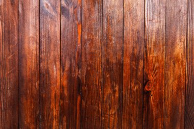 Klasik kahverengi ahşap arka plan dokusu. Eski boyalı ahşap duvar