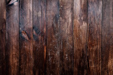 Klasik kahverengi ahşap arka plan dokusu. Eski boyalı ahşap duvar