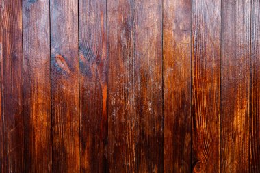 Klasik kahverengi ahşap arka plan dokusu. Eski boyalı ahşap duvar