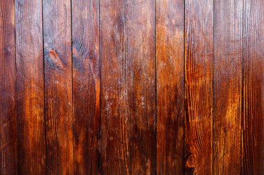 Klasik kahverengi ahşap arka plan dokusu. Eski boyalı ahşap duvar